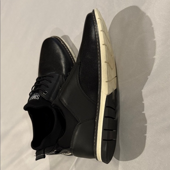 Steve Madden Black Textured Oxfords Men’s 8M - Picture 6 of 10
